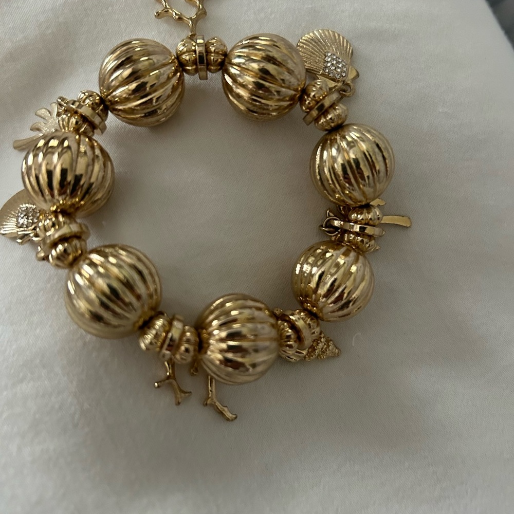 Lilly golf seaside charm bracelet - NWOT